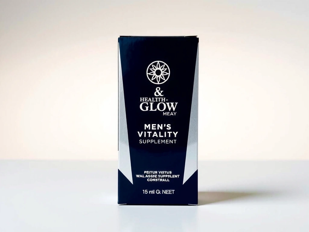 Health & Glow Men's Vitality Supplement packaging